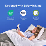 Nectar Kids Full Mattress 8” - 2-Sided Design for Growing Children - Pressure Relieving Memory Foam - Fiberglass Free - 365 Night Trial - Mattress in a Box Nectar