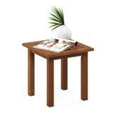 Furinno FG18506 Tioman Hardwood Patio Furniture Outdoor End Table, Natural Furinno