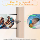 12 Pack Large Acoustical Wall Panels, Sound Proof Panels for Wall, 16 x 12 x 0.4 Inches Self-Adhesive Acoustical Soundproof Panels,Acoustic Treatment for Home Office Recording Studio Camel laapee