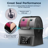 Sovol Filament Dryer, SH02 Dry Box Filament Sealed Storage Box 3D Printer Spool Holder with PTC Heater, Filament Dehydrator with Touch Screen, One Key Set, Compatible with PLA PETG TPU ABS 1.75/2.85mm Sovol