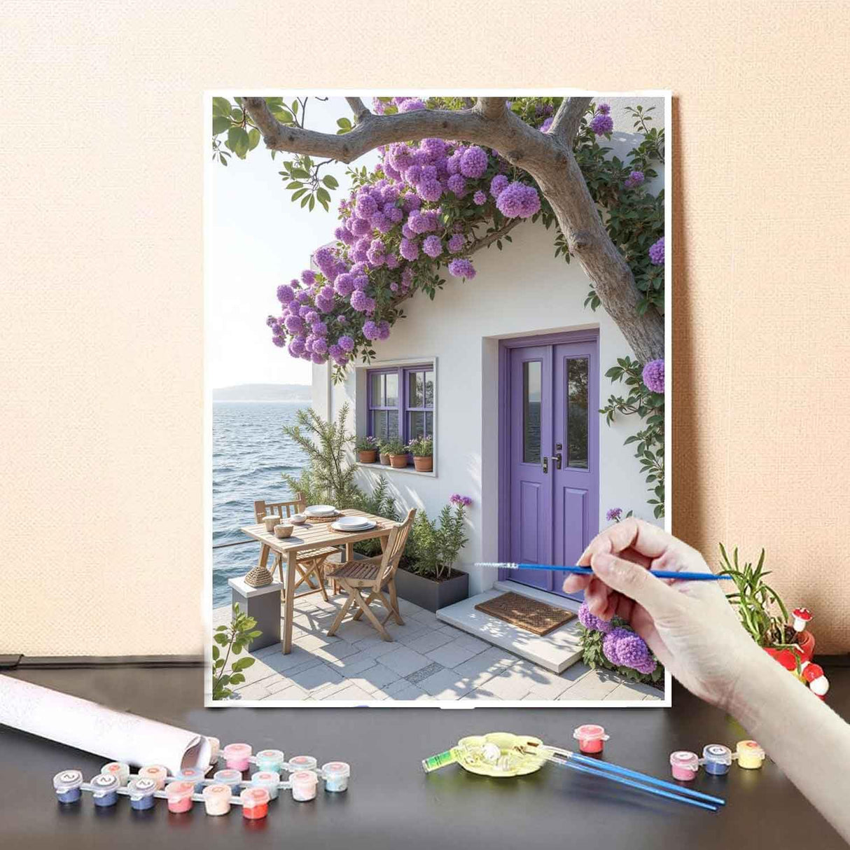Yunruily Paint by Numbers Kits for Adults Landscape-Paint by Numbers for Adults Canvas,Paint by Number Adult for Gifts Home Wall Decor (16x20inch) Yunruily