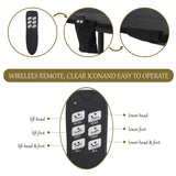 SHA CERLIN Split King Size Adjustable Bed Base/Bed Frame with Motorized Head and Foot Incline,Zero-Gravity,Wireless Remote,Wood Board Support (Only Base) SHA CERLIN