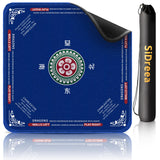Mahjong Mat, 32.4×32.4 Inch Noise Reduction Anti-Slip Mahjong Mat for Table, Mahjong Table Mat for Poker, Card, Board Games Table Mat, Tile Games, Dominoes SiDreea