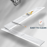 EaseLife 42in x 84in (Double 21in×84in Door) Barn Door with 7FT Sliding Door Hardware & Handle Included,DIY Assemblely,Easy Install,Water-Proof,Apply to Interior Exterior Rooms,K-Frame,White EaseLife