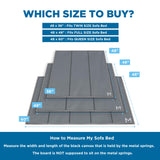 Meliusly Heavy Duty Sleeper Sofa Support Board (48x60 - Queen Size) Reinforced Wood Sofa Bed Support, Pull Out Couch Mattress Board, Sleeper Bar Shield, SleeperSaver Meliusly