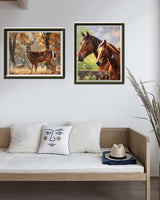 TOCARE 2 Pack Paint by Numbers Kit for Adults Horse, 16x20inch Deer Adult Paint by Number Canvas,Adults' Paint-by-Number Kits for Animals Lovers TOCARE