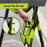 Play Platoon Kids Axe Throwing Game for Backyard, Axe Throwing Set for Adults & Kids, Includes 3 Plastic Hatchets, 3 Throwing Stars & 3 Darts with Bristle Dart Board for Indoor & Outdoor Fun Play Platoon