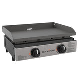 Blackstone 1666 22” Tabletop Griddle with Stainless Steel Faceplate, Powder Coated Steel, Black BLACKSTONE