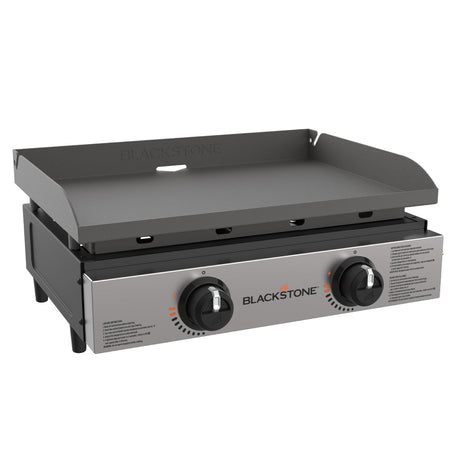 Blackstone 1666 22” Tabletop Griddle with Stainless Steel Faceplate, Powder Coated Steel, Black BLACKSTONE