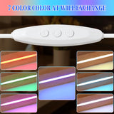 EATAKWARD 4 Pcs 5.9" Wood Rectangle Light Display Pedestal, Wooden LED Display Base Dimmable Colorful Lights Lamp Stand with USB Cable for Acrylic, Crystal, Night Light (Inner Slot, Oval base) EATAKWARD