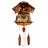 RUAIGRD Traditional German Style Cuckoo Clock Black Forest House Clock with Moving Wood Kids RUAIGRD