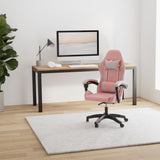 Pink Gaming Chair, Big and Tall Gamer Chair, Racing Style Adjustable Swivel Office Chair, Ergonomic Video Game Chairs with Headrest and Lumbar Support Simple Deluxe