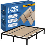 Greaton, Foldable Box Spring, Bunkie Board & Bed-Support Slats to Minimize height, Good for DayBed, TrundleBed, Bunkbed & Platform-Bed Frame, Easy Set Up, Bed Board for Under Mattress Support, 66 x 30 Greaton