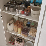 Rustic OKD 32'' Farmhouse Kitchen Pantry Cabinet with Double Barn Doors and Adjustable Shelves OKD