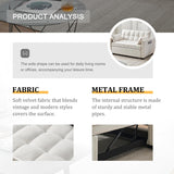 FENFSHE Futon Sofa Bed, Modern Velvet 3 in 1 Convertible Sleeper Sofa Couch Bed, Pullout Couch Bed with Adjustable Backrest, Storage Pockets and Toss Pillows for Living Room, Bedroom (Beige) FENFSHE