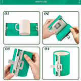 WYDDDARY 3 PCS Silicone Mug Wraps Cup Clamp Fixture for 15OZ Mug by 3D Sublimation Transfer Machine or Home Baking Oven WYDDDARY