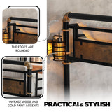 AnwickNomo Quad Bunk Bed for 4 Kids, Heavy Duty Metal Twin Bunk Bed Frame, Detachable Triple Bunk Bed, Can Be Divided Into 3 Twin Beds, Black (Quad) AnwickNomo