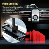 JUSTMAKER ABS Matte 3D Printer Filament, Upgraded Strength Heat Resistant Filament, Matte Surface with Cardboard Spool, Dimensional Accuracy +/-0.03mm, 1.75mm, 1 kg (2.2 lbs), Black JUSTMAKER