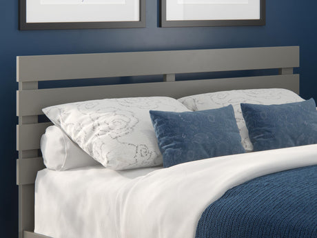 AFI, Oxford Headboard, Queen with Attachable USB Charger, Gray AFI