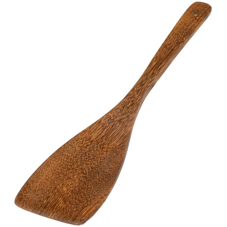 Wooden Spatula for Non Stick Cookware,Wood Utensils Set for Cooking,Long Handle Flat Frying Inclined Spatula,Healthy and High Moist Resistance (A1-13"x3.1") Kunovo