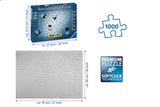 Ravensburger Krypt Silver 654 Piece Jigsaw Puzzle for Adults - 15964 - Every Piece is Unique, Softclick Technology Means Pieces Fit Together Perfectly Ravensburger
