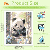 Reivworl Panda Paint by Numbers Kit for Adults, Panda Paint by Number for Adults, Adult Paint by Number Kits for Gifts and Home Wall Decor 16x20Inch Reivworl