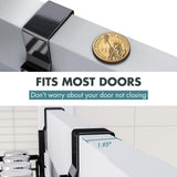 Eastherry Over The Door Pantry Organizer，9-Tier Over The Door Organizer with Adjustable Basket，Metal Hanging Pantry Organizers and Storage for Kitchen, Back of Door Seasoning Rack (Black) Eastherry