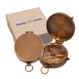 Anniversary Compass Gifts for Husband, Boyfriend, Men, Him | Engraved Compass Personalized | Wedding Gift Compasses to Groom, Bride, Fiancé, Her, Wife, Girlfriend, Spouse (Design My Own) Stanley London