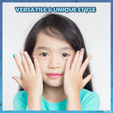 Townley Girl Disney Stitch 15 Piece Water-Based Nail Art Activity Makeup Set, Includes Nail Polish, Nail Brush and Nail Files, For Parties, Sleepovers and Makeovers, Ages 6 Townley Girl