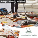 Thanksgiving Gnome Outdoor Rug 6x9ft Dwarf Fall Maple Leaves Pumpkin Retro Letter Waterproof Patio Rugs Lightweight Foldable Outside Large Area Rug Carpet for Porch Deck Balcony Backyard Camper Lkicikik