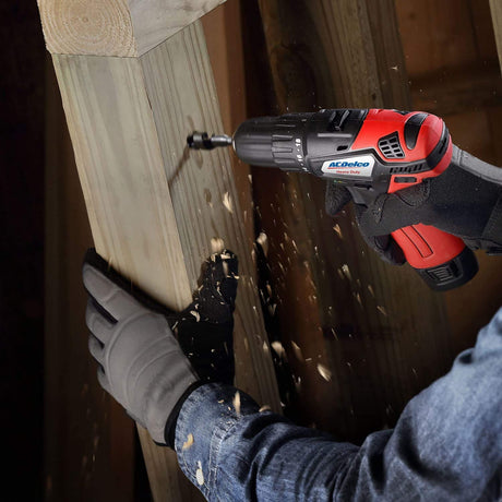 ACDelco ARI12105-K5 G12 Series 12V Cordless Li-ion 3/8” 2-Speed Drill Driver & ¼” Impact Driver Combo Tool Kit with 2 Batteries ACDelco