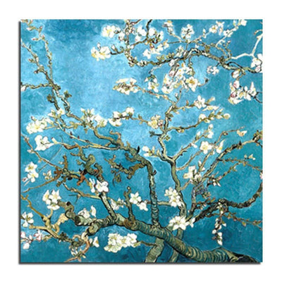 Van Gogh Flower Diamond Painting Kit, 5D DIY Full Square Diamond Embroidery Dot Kits for Adult, Van Gogh Apricot Blossom Diamond Painting Art for Adult Beginners Home Decor (30 X 30 cm)