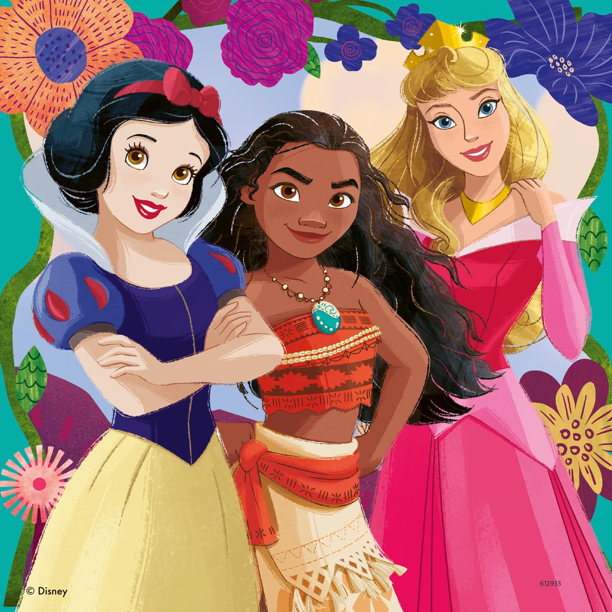Ravensburger Disney Princess: Girl Power! 3x49 Piece Jigsaw Puzzle Set for Kids - Screen-Free Activity Boosts Concentration and Focus Ravensburger