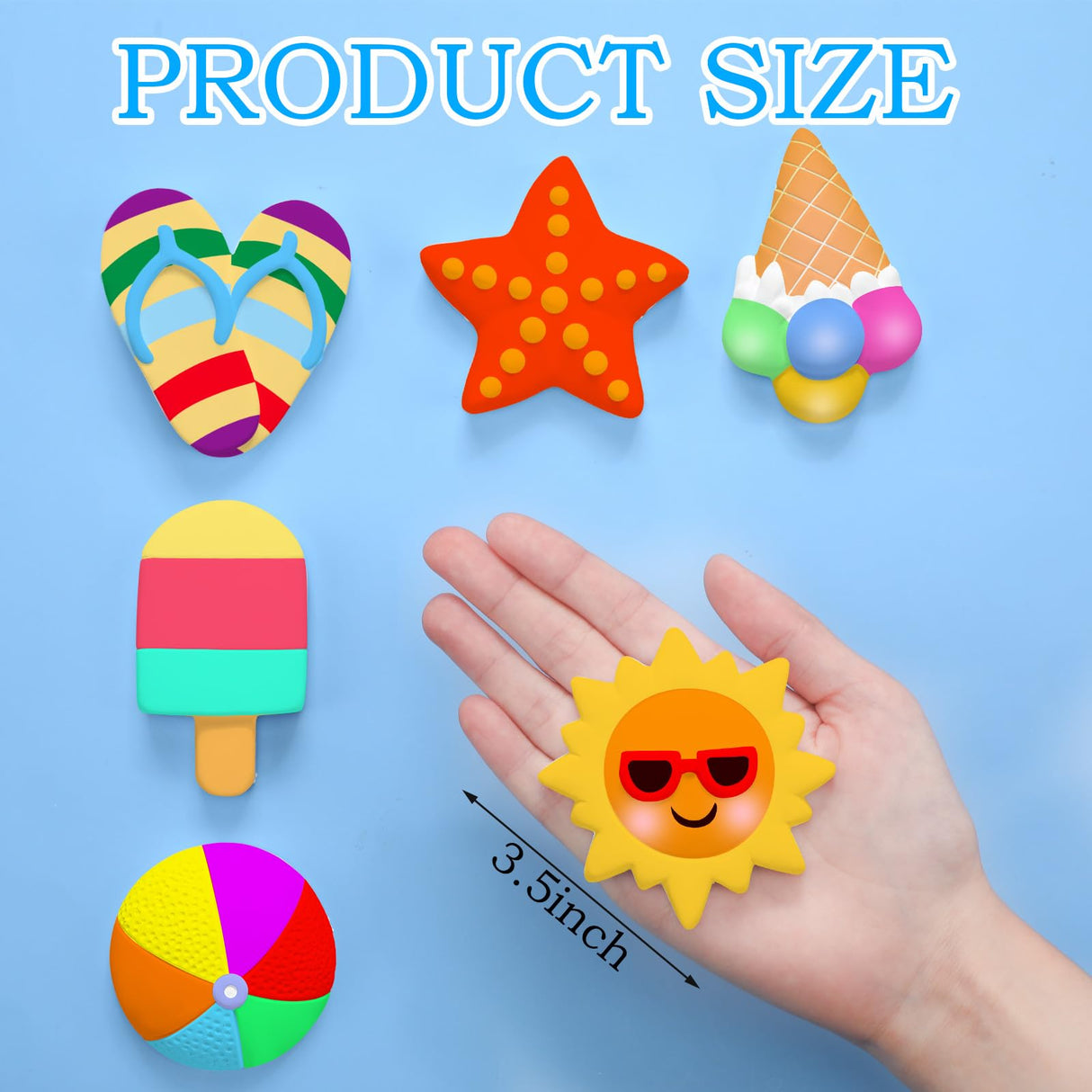 Sinmoe 12 Sets Arts and Crafts Set Painting Kit for Kids Unpainted DIY Ceramic Figurines Paint Your Own Figurines with 12 Magnet 2 Brushes and 1 Palette Ceramic Painting Kit for Toddler (Beach) Sinmoe