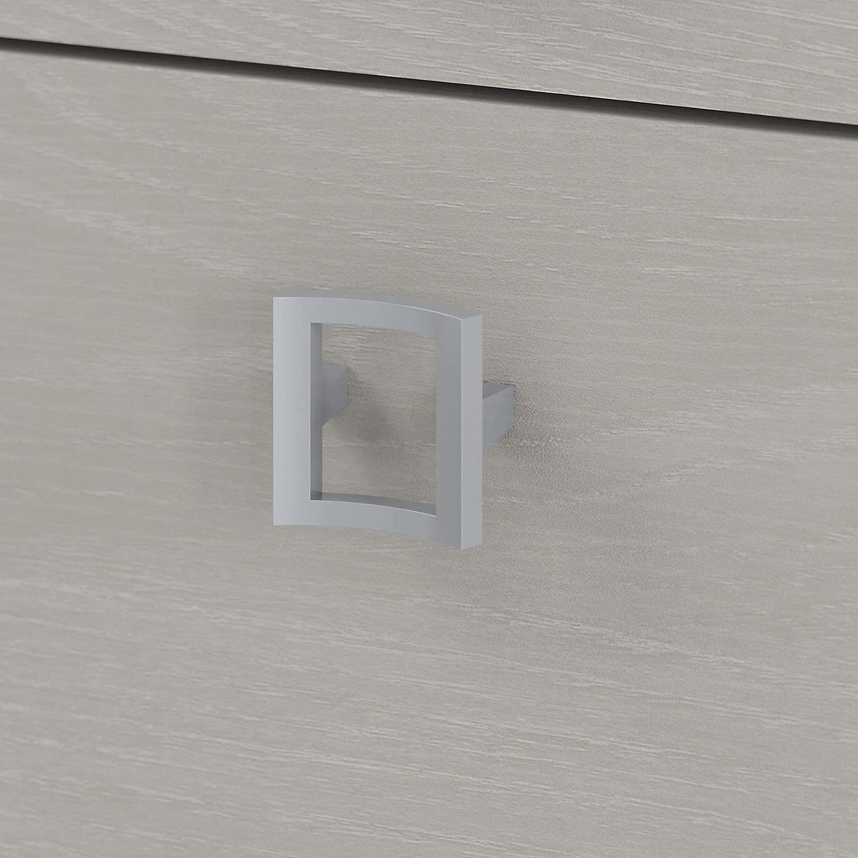 Office by kathy ireland KI60201-03 Echo 3-Drawer Mobile File Cabinet, Letter, Gray Sand, 16-Inch Bush Business Furniture