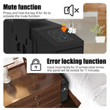 HARDROCK Biometric Slider Gun Safe for Handgun,Hidden Fingerprint Gun Safe Box for Home Nightstand Desk Bedside,Wall Mounted Lock Quickly Access Sliding Door Pistol safes,PIN Code Key HARDROCK