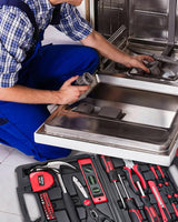 KingTool Home Repair Tool Kit - 149 Pieces Basic Home Repair Tool Set, General Mechanic Tool Set, General Household Tool Kit with Plastic Toolbox, Perfect for Homeowner, Office & College Repairs KingTool