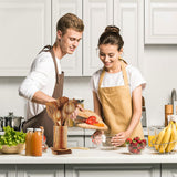 FJNATINH Wooden Spoons for Cooking, 10 Pcs Teak Wooden Cooking Utensil Set with Holder, Wooden Kitchen Utensils Set for Nonstick Pans & Cookware FJNATINH