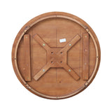 IC International Concepts 30" Round Top Pedestal Table-29.9" Height Dining Table, Distressed Oak IC International Concepts