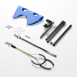 Foldable Dog Grooming Arm with Clamp: Adjustable Height 26"-40", Dog Grooming Table Arm with Hammock and No-Sit Holder, Grooming Restraint for Small Medium Dogs at Home or Salon Josmimic