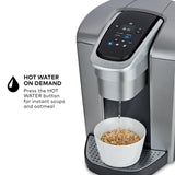 Keurig K-Elite Single Serve K-Cup Pod Coffee Maker, with Strength and Temperature Control, Iced Coffee Capability, 8 to 12oz Brew Size, Programmable, Brushed Silver Keurig
