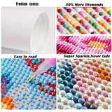 4th of July Diamond Art Painting Kits for Adults, Patriotic 5D Diamond Painting Dots Art Kits for Adults Beginner, Easy DIY Crystal Full Round Gem Art Paint by Diamond, Home Wall Decor 14 x 14 in BYGFHLYW