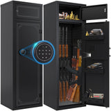 Kaer 10-14 Gun Safe,Gun Safe for Shotguns,Gun Safes for Rifle and Pistols,Long Gun Cabinet for Rifles Safes and Shotguns with Digital Keypad,3 Adjustable Shelves,LED Light(Unassembled) KAER