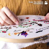 12 Pcs Embroidery Fabric Squares, 10 x 10 Inch White Cotton Cloth for Embroidery Supplies GCVOPTON