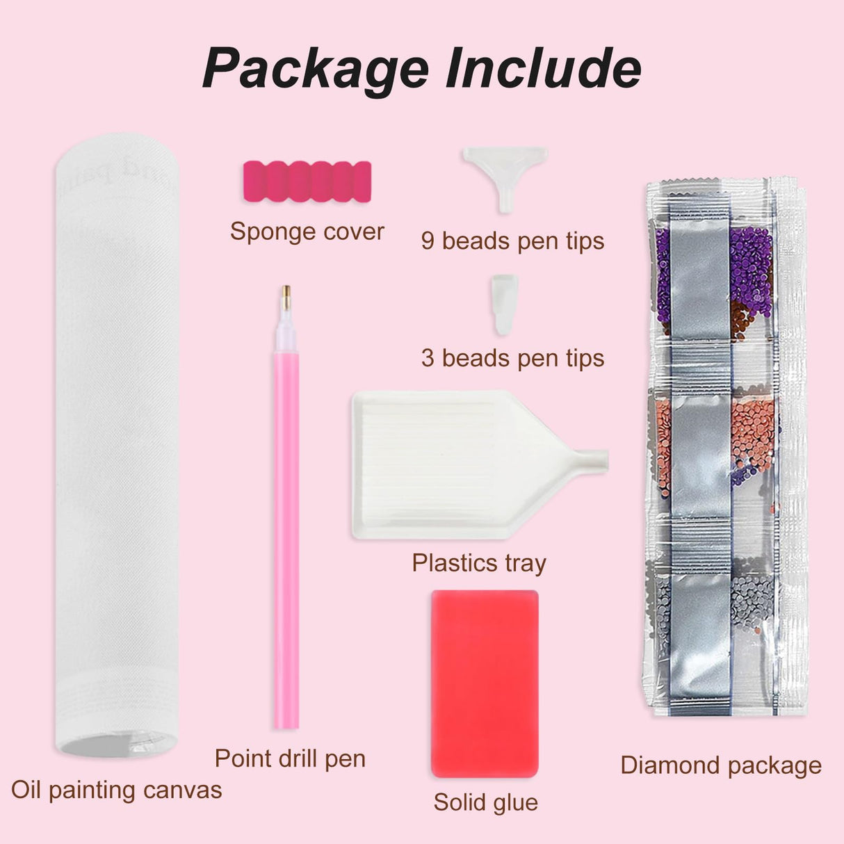 SJUTOUCI Diamond Art Painting Kits for Adults, Rainbow Angel Diamond Art Kits for Beginners, 5D DIY Full Drill Gem Craft for Home Decor Gift 12x12 inch/30x30cm SJUTOUCI