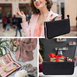 MYBAGZING Knitting Needles Case (Up to 14 Inches) - Organizer for Knitting and Crochet Accessories - Empty Hook Case MYBAGZING