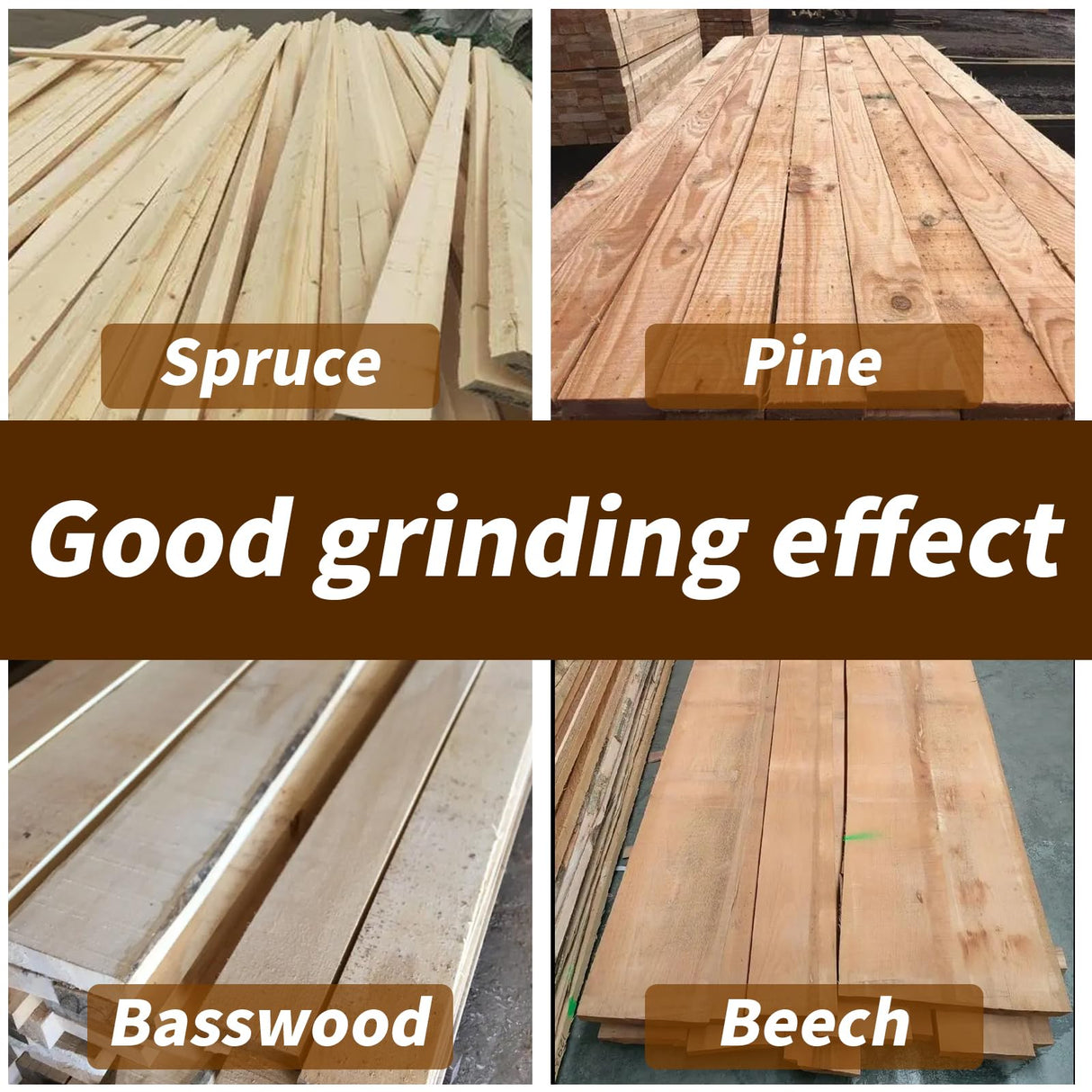 ZJRDYYK 4PCS Cylinder and Sphere Rotary Burr with 5/8-11 Threads for 4 1/2 and 5 Inch Angle Grinder, Ball Gouge Angle Grinder Attachments Power Carving Tools for Wood Carving Grinding Polishing ZJRDYYK