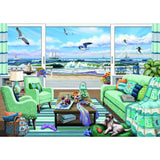 Ravensburger Beachfront Getaway Jigsaw Puzzle - 1000 Unique Pieces | Softclick Technology Ideal for Adults & Kids | Forest Stewardship Council Certified Ravensburger