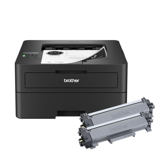 Brother HL-L2460DW XL Wireless Compact Monochrome Laser Printer with Duplex, Mobile Printing,