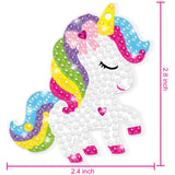 BANBBUR Arts and Crafts for Kids Ages 8-12,5PCS Double Sided Diamond Art Keychains,5D Gem Art for Kids Ages 4-8 Girls Birthday Gifts, BAKY5 BANBBUR